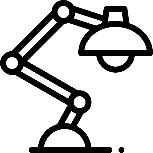 電気スタンド Detailed Rounded Lineal icon