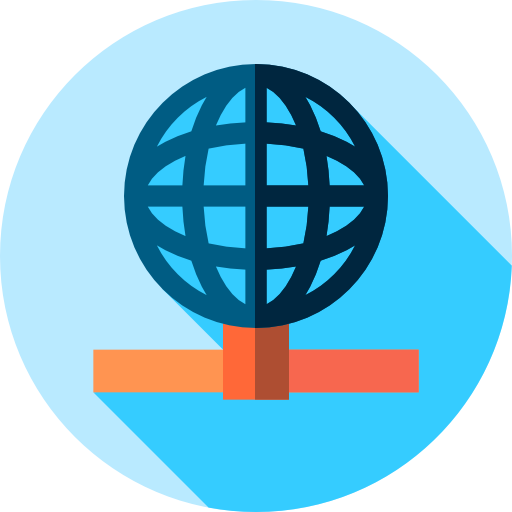 netzwerk Flat Circular Flat icon