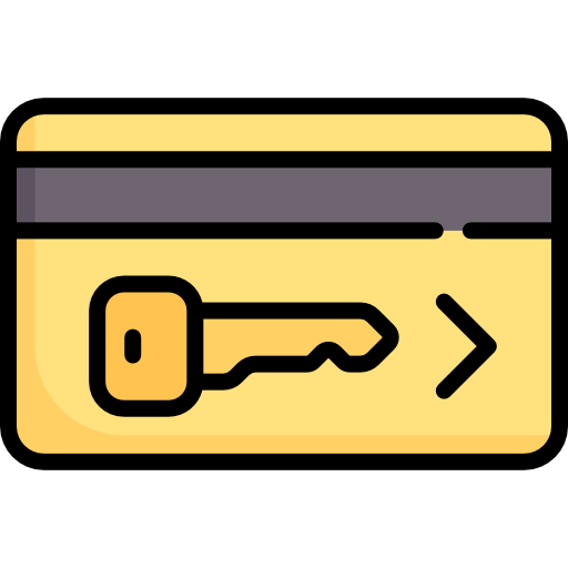 Key card Special Lineal color icon