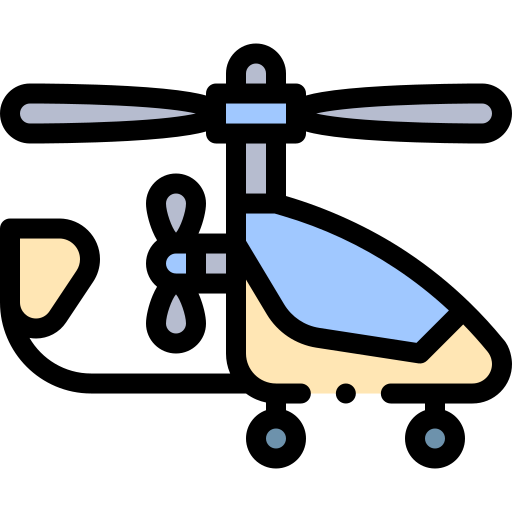 tragschrauber Detailed Rounded Lineal color icon