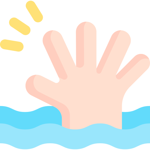 Drowning Special Flat icon