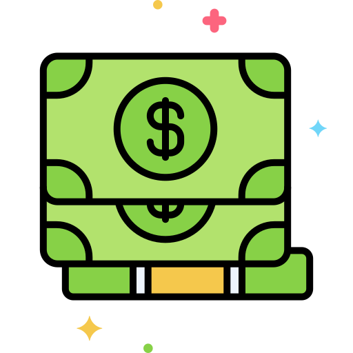 geld Flaticons Lineal Color icon
