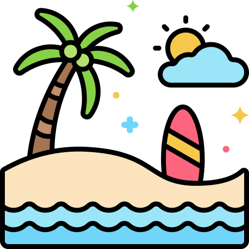vacanza Flaticons Lineal Color icona