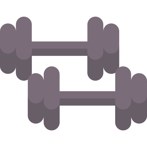 Dumbbell Special Flat icon