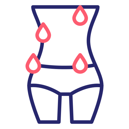 Sweat Generic Outline Color icon