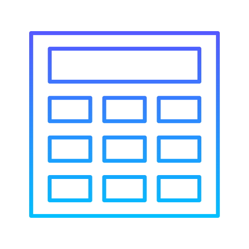 Calculator Generic Gradient icon