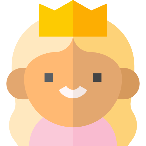 принцесса Basic Straight Flat иконка