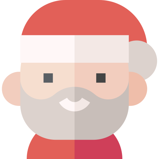 weihnachtsmann Basic Straight Flat icon