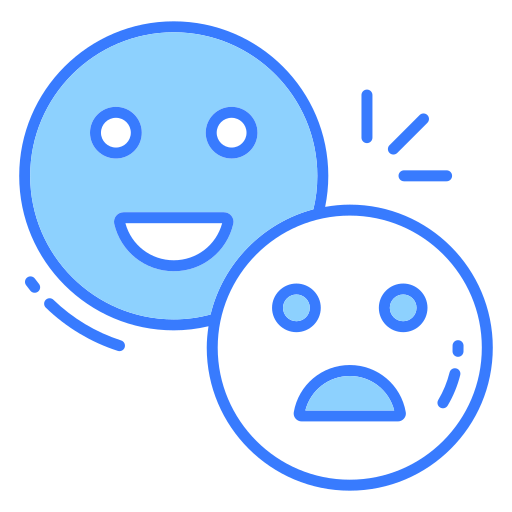 satisfecho Generic Blue icono