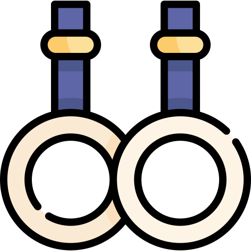 anillos Kawaii Lineal color icono