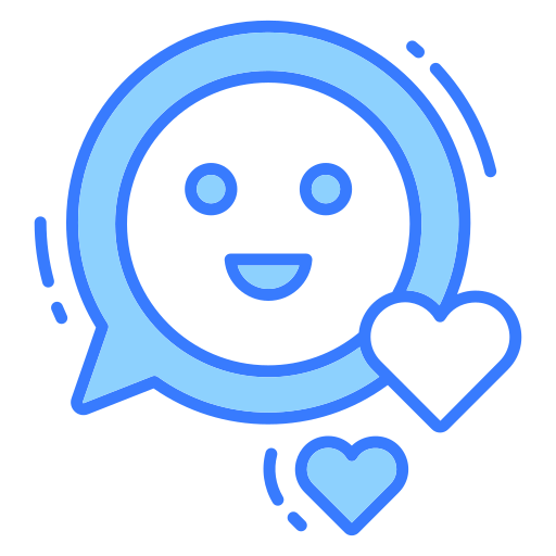 tevredenheid Generic Blue icoon