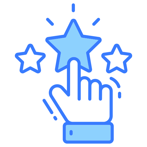 Звездный рейтинг Generic Blue иконка