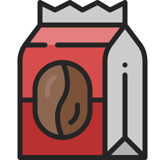 Кофейный мешок Generic Outline Color иконка