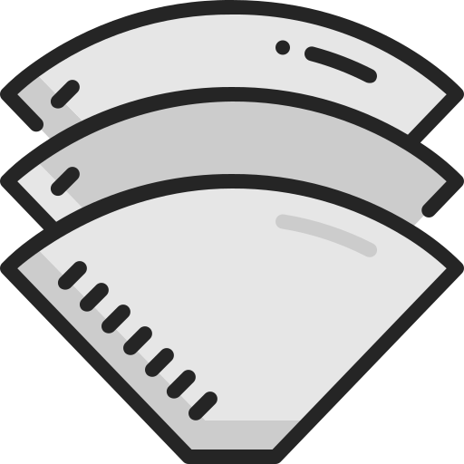 kaffeefilter Generic Outline Color icon