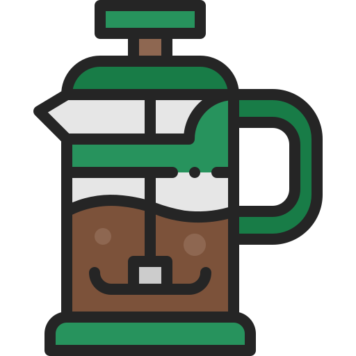 French press Generic Outline Color icon