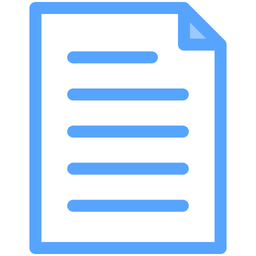 document Generic Blue Icône