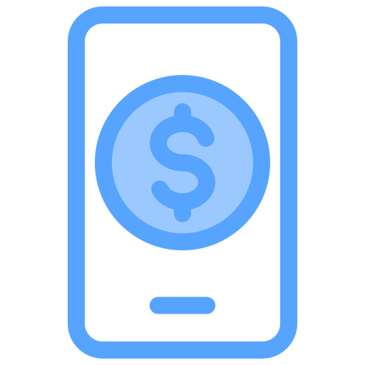 argent en ligne Generic Blue Icône