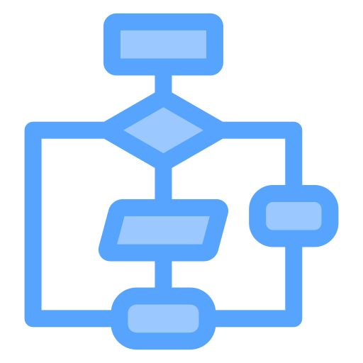 flussdiagramm Generic Blue icon