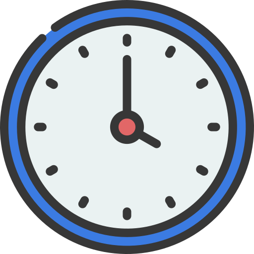Clock Juicy Fish Soft-fill icon
