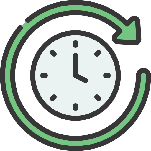 reloj circular Juicy Fish Soft-fill icono