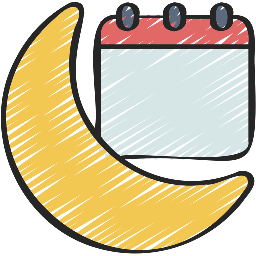 kalendarz księżycowy Juicy Fish Sketchy ikona