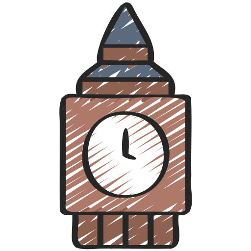 reloj de la torre Juicy Fish Sketchy icono