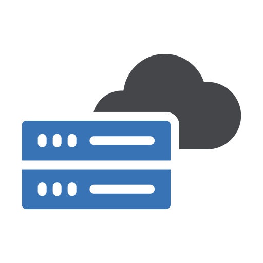 serwer w chmurze Generic Blue ikona