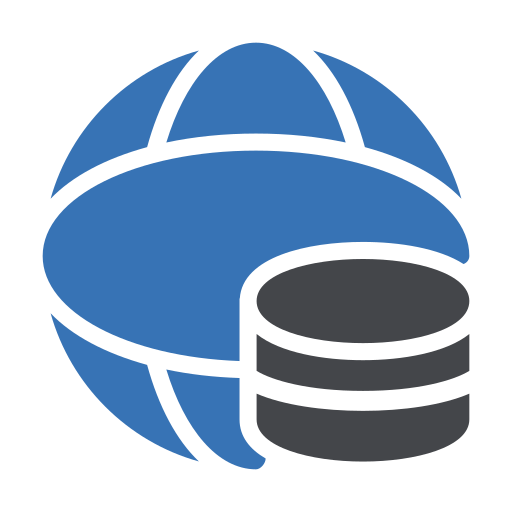servidor de datos Generic Blue icono