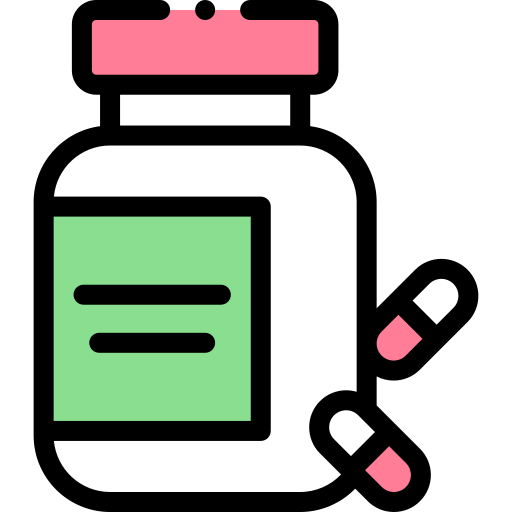 Vitamin Detailed Rounded Lineal color icon