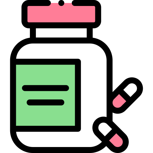 vitamin Detailed Rounded Lineal color icon