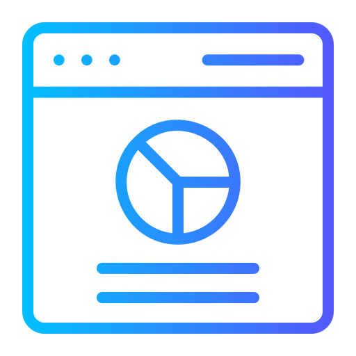 analyse web Generic Gradient Icône