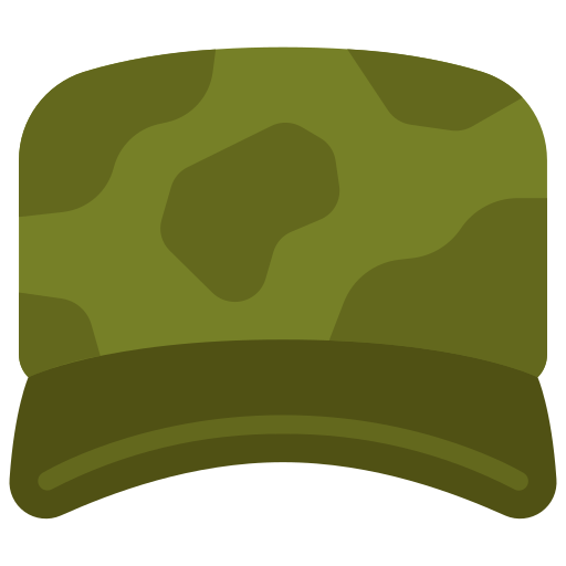 sombrero militar Juicy Fish Flat icono