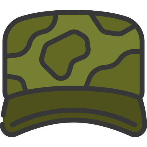 Военная шляпа Juicy Fish Soft-fill иконка