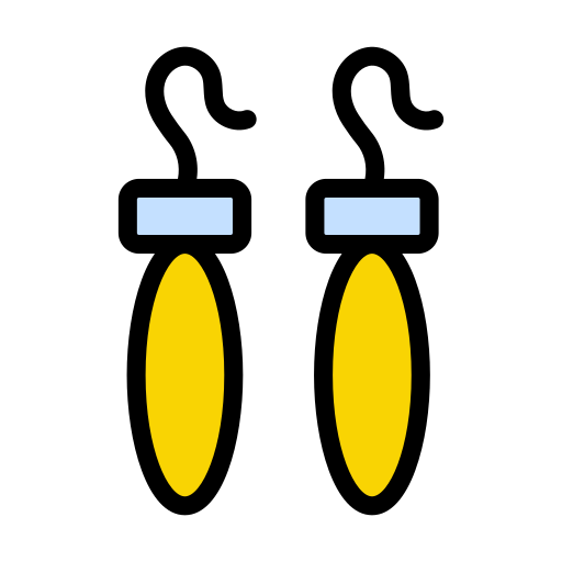귀걸이 Vector Stall Lineal Color icon