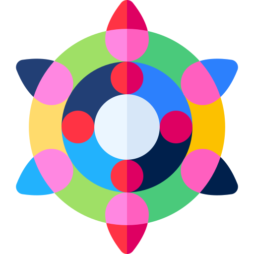 マンダラ Basic Rounded Flat icon