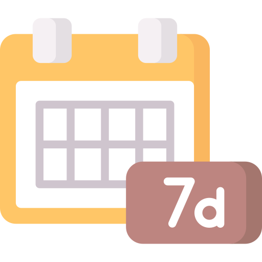 7 days Special Flat icon