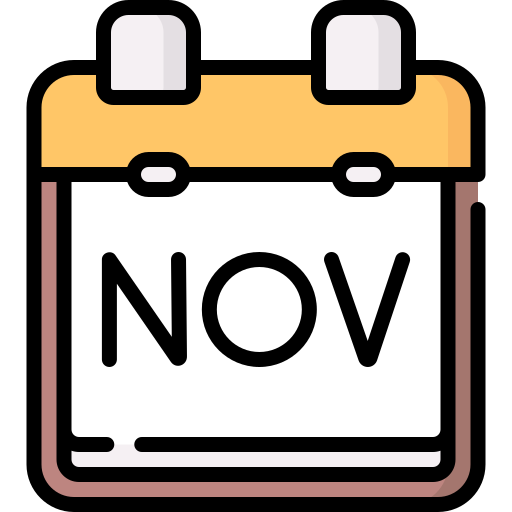 november Special Lineal color icon