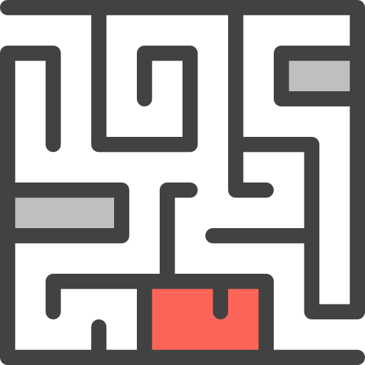 labyrinthe Generic Outline Color Icône