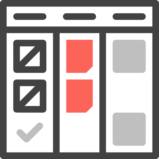 カンバン Generic Outline Color icon