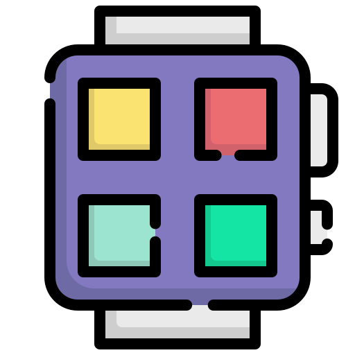 スマートウォッチ Generic Outline Color icon