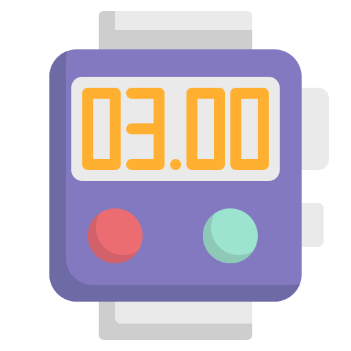 Цифровые часы Generic Flat иконка