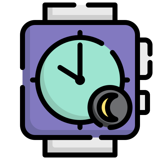 nacht Generic Outline Color icon
