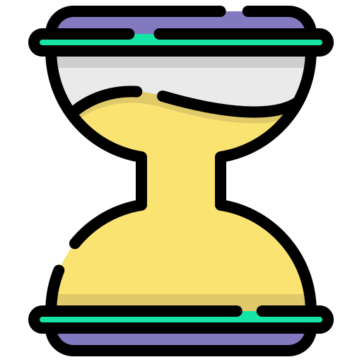 모래시계 Generic Outline Color icon