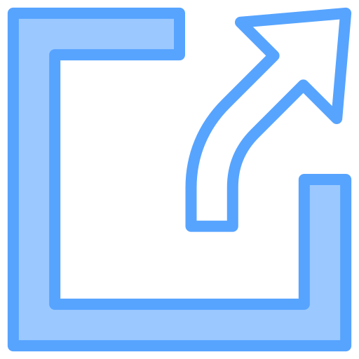 Share Generic Blue icon