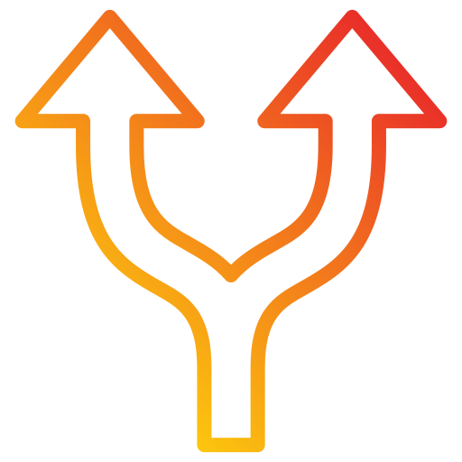 Split Generic Gradient icon