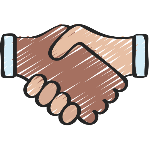 Partnership handshake Juicy Fish Sketchy icon