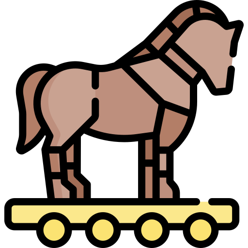 Trojan horse Special Lineal color icon