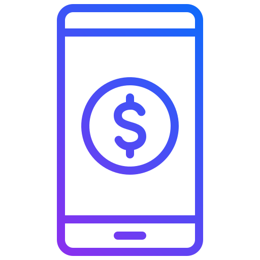 pagamento mobile Generic Gradient icona
