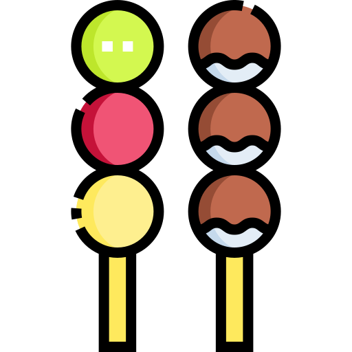 Dango Detailed Straight Lineal color icon