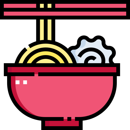 Ramen Detailed Straight Lineal color icon